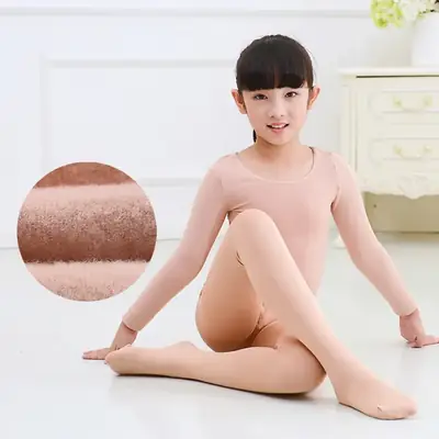 Autumn Winter Fleece Lined Kids Top Skin Tone