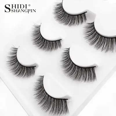 3D X-10 Cross-Border False Eyelashes 3 Pairs