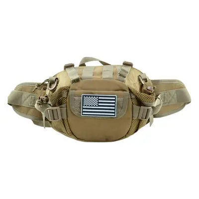 Military Camo Tactical Waist Bag for Hiking Sports Fitness