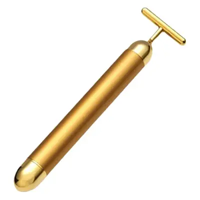 24K Gold T-Head Electric Face Eye Massage Stick