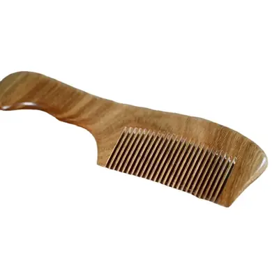 Fine-Toothed Wood Hair Combs for Men Women