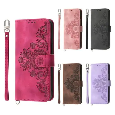Purple Embossed Phone Case for iPhone 17