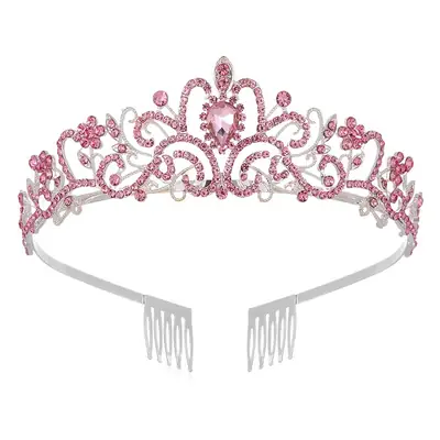 European & American Rhinestone Bridal Crown Headband