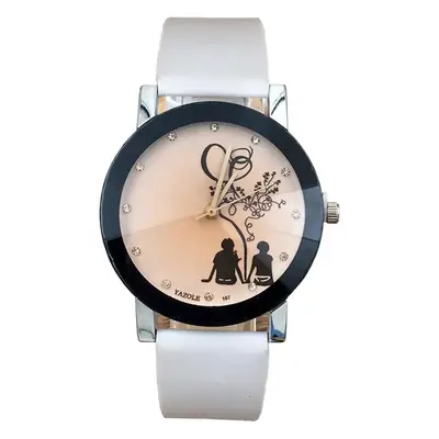 Black Diamond Dial Couple's Watch for Men Women