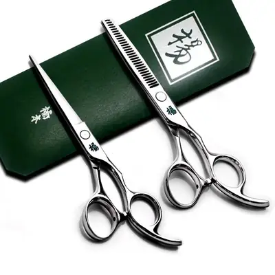 Professional Barber Scissors Toothed Flat Cut