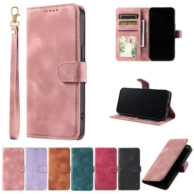 Black Leather Phone Case for iPhone 17 Pro Max