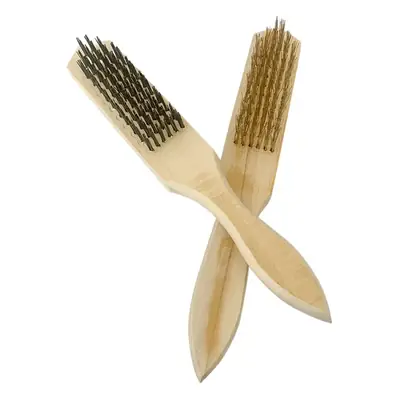 Wooden Wire Brush for Cleaning and Polishing