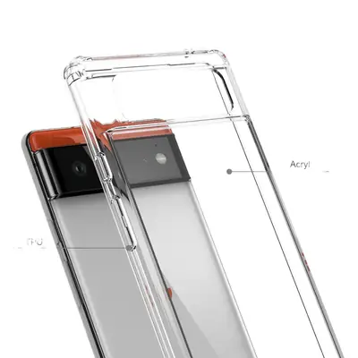 Google Pixel10 Pro Fold Clear Acrylic Phone Case Anti-Yellow Anti-Drop