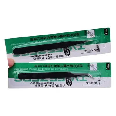 Nail Art Tweezers Anti-Static Eyelash Grafting Tools