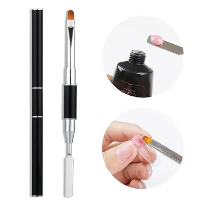 Double-Headed Nail Pen with Oil Knife for Professional Use