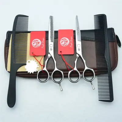 Zilong 5.5" Silver Hairdressing Scissors Set