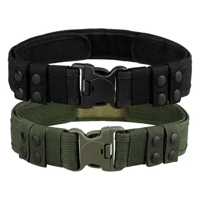 Tactical Velcro Belt Tan Military Duty Outdoor Mountaineering