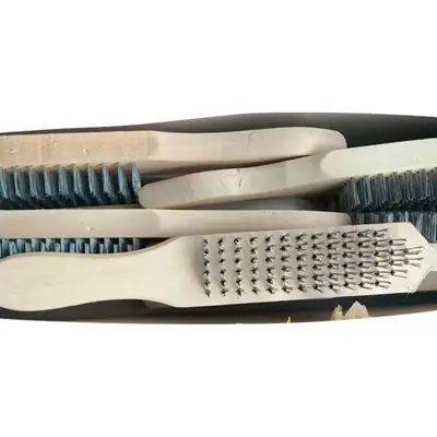 Wooden Wire Brush Set for Wood Finishing & Cleaning