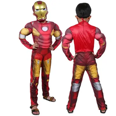Iron Man Halloween Costume for Kids 14" Performance Suit