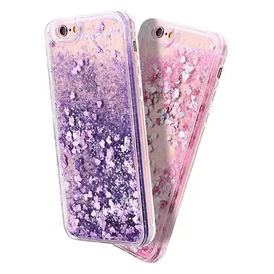Glitter Liquid Protective iPhone 16 Case Silicone Anti-Fall