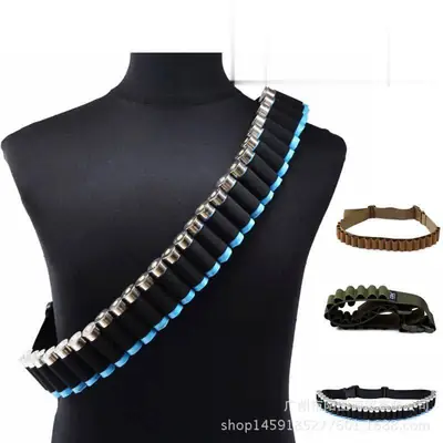 27-Hole Oblique Camo Belt for Outdoor Tactical Use