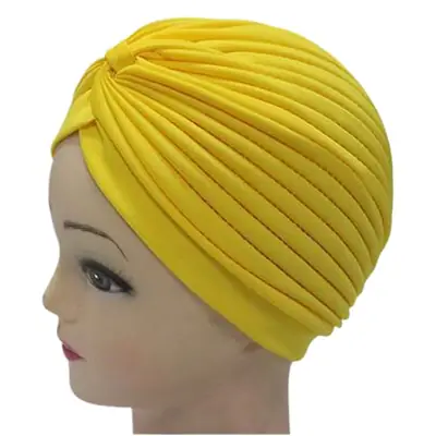 Blue Beanless Muslim Headscarf Hat for Women