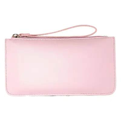Korean Style Color Contrast Soft Face Long Wallet Fashionable Large Capacity Double Layer Mobile Phone Hand-held Coin Purse Small Bag