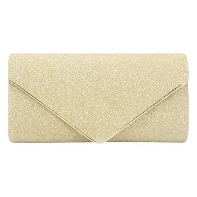 Light Grey Embroidered Clutch Bag for Women