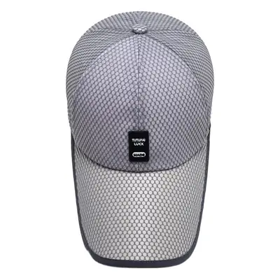 Zhenyueqi Grey Mesh Sun Hat for Men