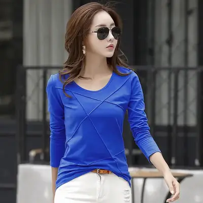 2026 Korean Style Black Cotton Slim Fit T-Shirt