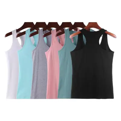 Women Slim Knitted I-Shaped Vest Large Size