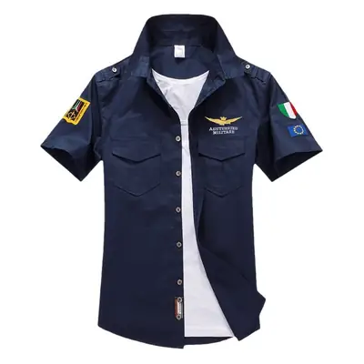Military Fan Flying Shirt Extra Large Men White