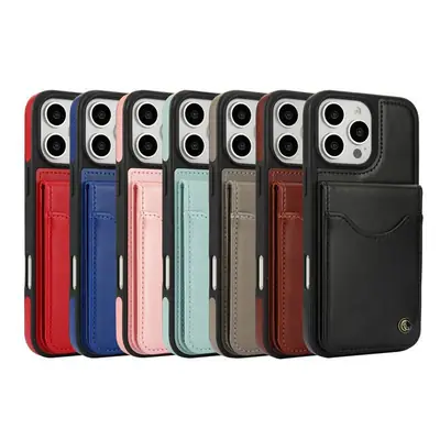 Light Blue iPhone 16 Pro Max Flip Card Holder Case