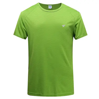Men's Light Gray Quick-Drying T-Shirt