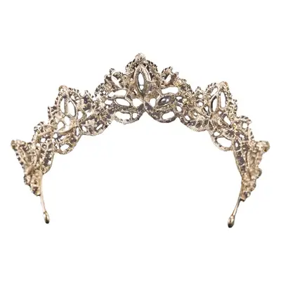 Bridal Tiara Queen Crown Baroque Zircon Headband Exquisite Alloy Accessories Wedding Crown Hair Accessories Cross-Border