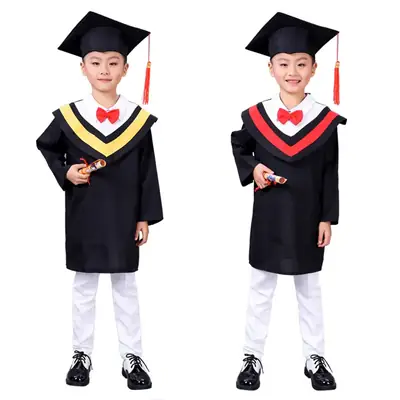 Children's Purple Graduation Cap Dress for Kids