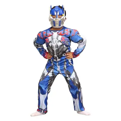 Kids Captain America Suit Blue Red Adult Size