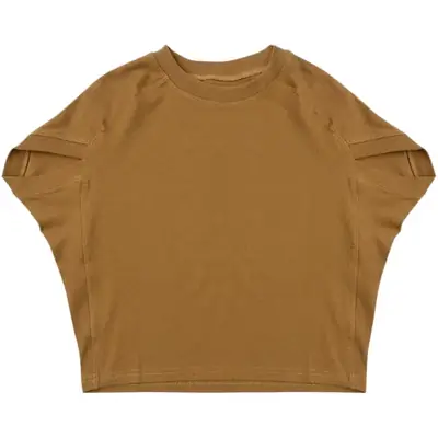 Girls T-Shirt Summer 2023 Large Irregular Bat Sleeve