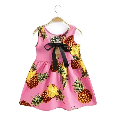 Sweet Sleeveless Floral Skirt for Girls 2025