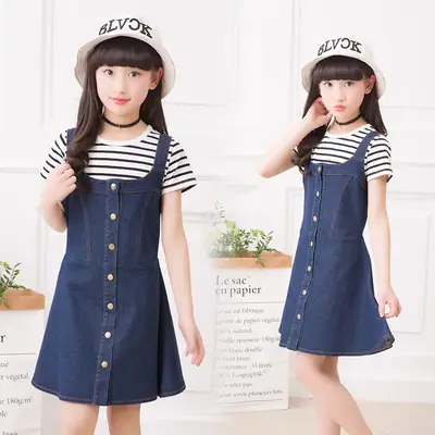 Girls Denim Skirt 4-10Yrs Blue 2022