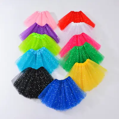 Red Sequin Tulle Skirt for Girls Women
