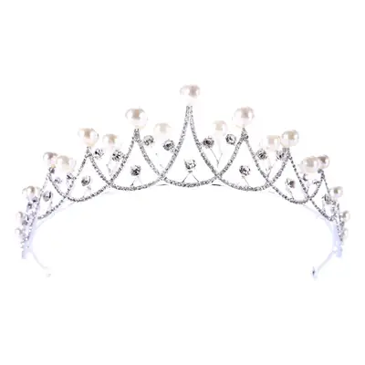 Pearl Crown Bridal Tiara Luxury Hair Accessory