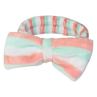 Flannel Bow Hair Band Mint Green Wholesale
