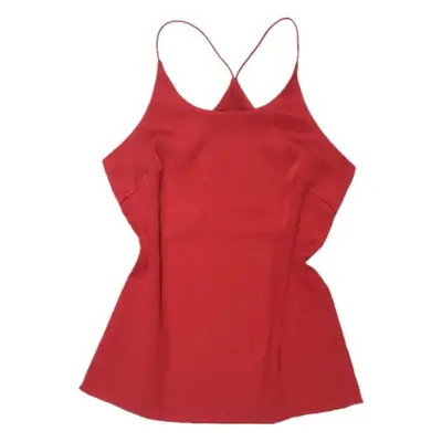 Women's Green Silk Camisole Base Shirt