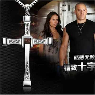 Titanium Steel 8 Cross Necklace for Men Women