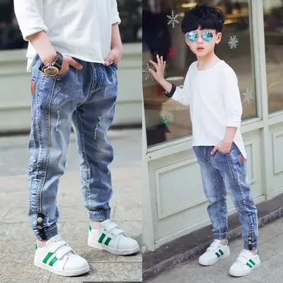 Kids Jeans Spring 2025 Medium Large Boys Pants