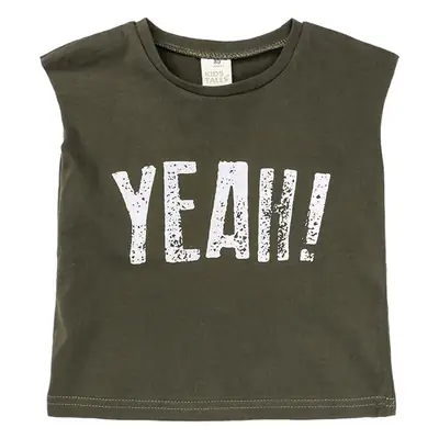 Kids Korean Style Sleeveless T-Shirt Mint Green