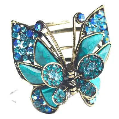 Butterfly Hair Clip with Diamond Grip for Women