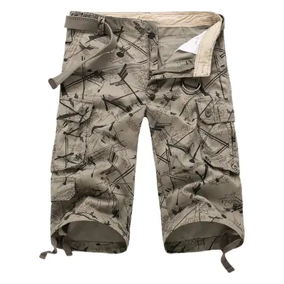 Men's 2017 Summer Cropped Camo Pants Large