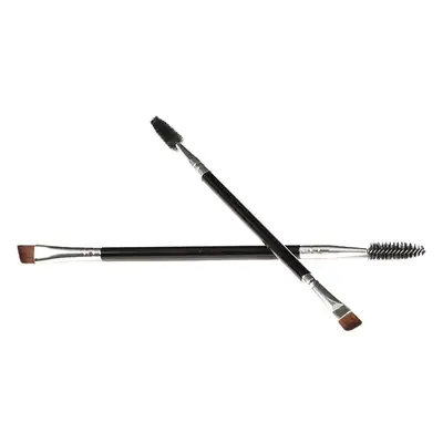 Double Headed Spiral Bevel Eyebrow & Lash Brush