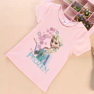 Frozen Princess Aisha Cotton T-Shirt for Girls 1688