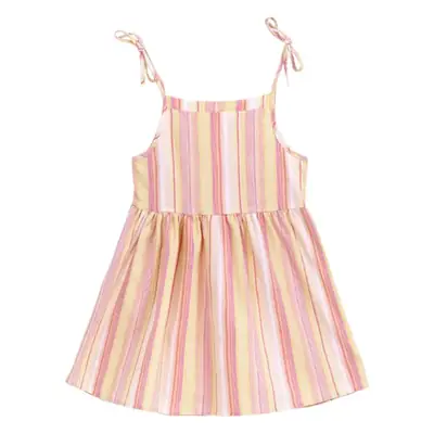 Girls Korean Style Sleeveless Printed Dress Set
