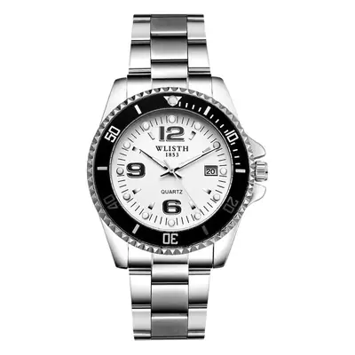 Swiss Quartz Men's Waterproof Sports Watch Black Dial