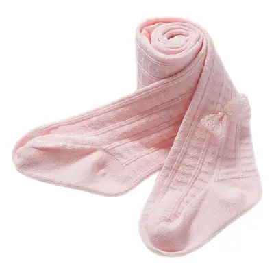 Girls Knitted Pantyhose Socks with Bow Small