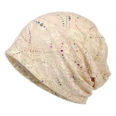 Women's Pink Lace Sunscreen Hat Spring Summer